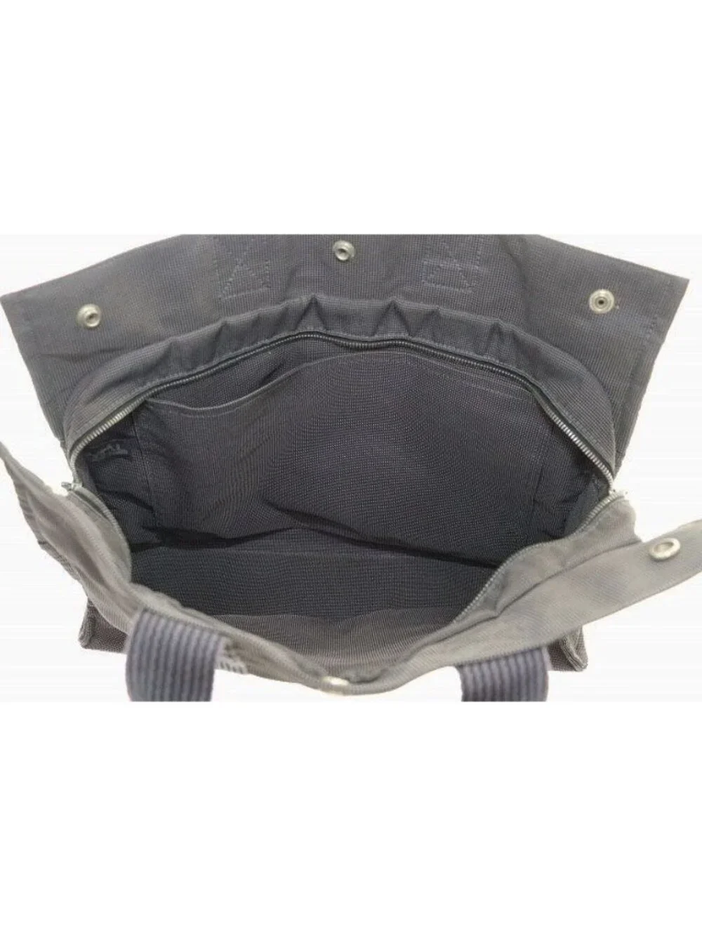 Hermes Her Line MM Tote Canvas Gray